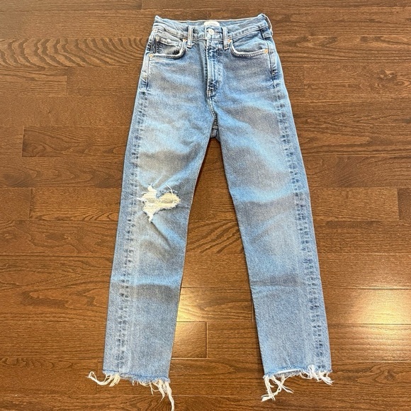 Citizens Of Humanity The Daphne High Rise Crop - Lucky Charm NWT 24 - Picture 3 of 10